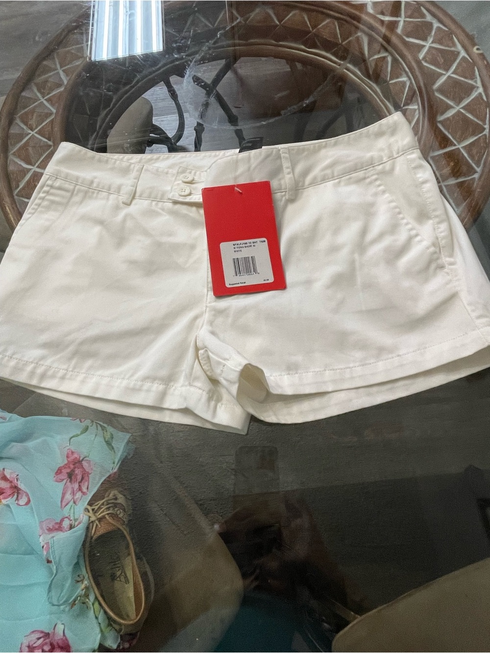 NWT The North Face Women's Fiona Shorts White size 12